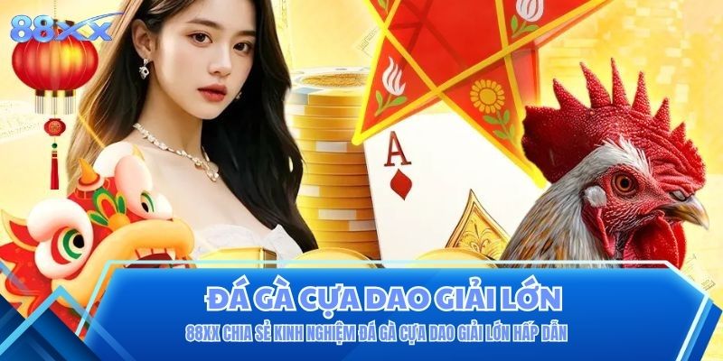 Đá Gà Cựa Dao Giải Lớn